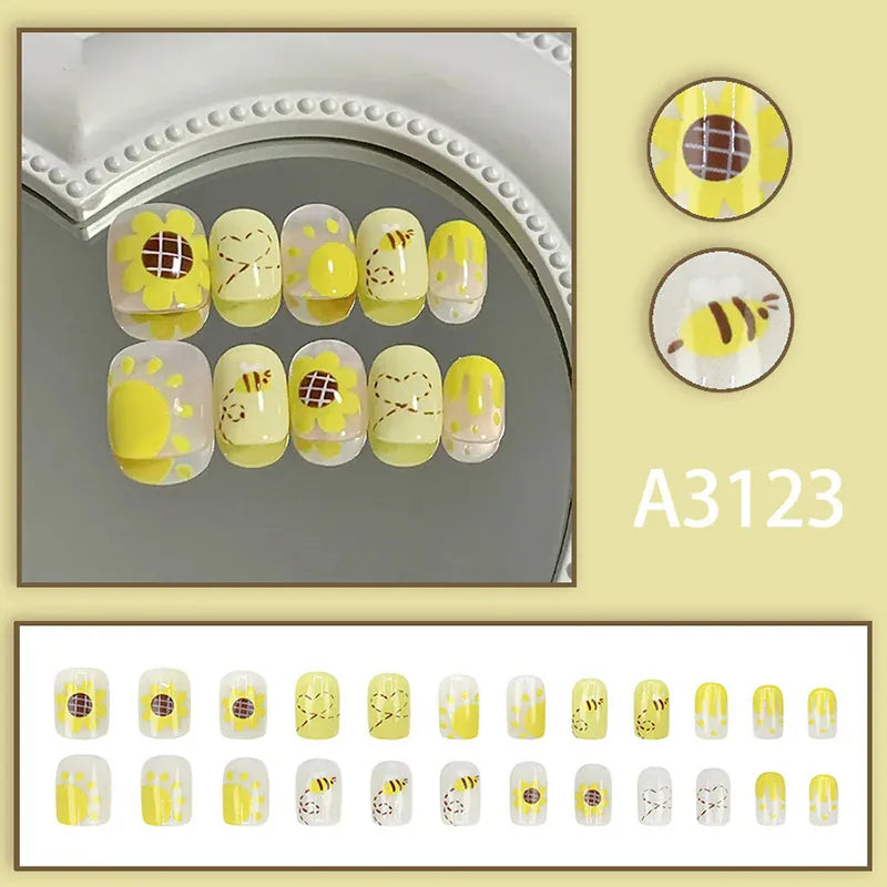 KissICON A21 KissIcon Kids Cute Nails Set 24Pcs - Removable