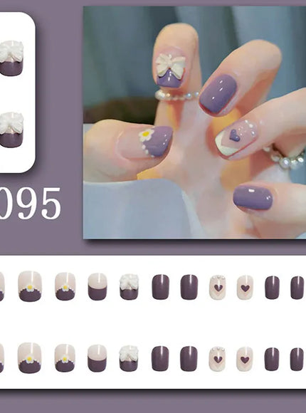 KissICON A23 KissIcon Kids Cute Nails Set 24Pcs - Removable