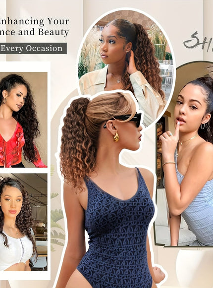Curly Ponytail Clip In Extension 20 Inch -