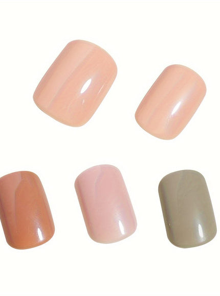 KissIcon Short Square Press On Nails Set -