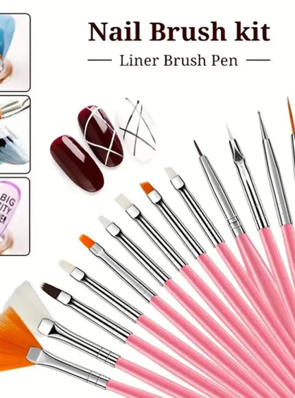 KissICON AB-71 KissIcon Nail Art Tools 22 Piece Set -