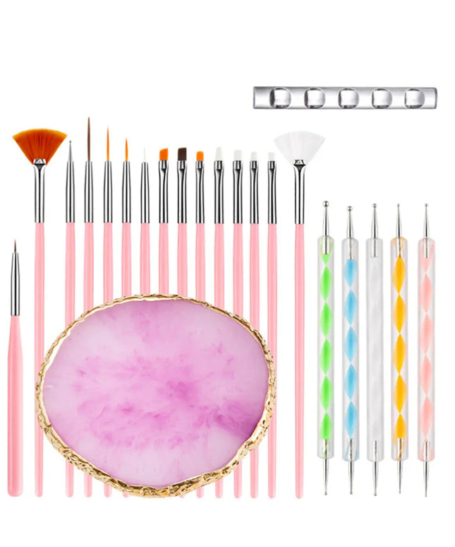 KissICON AB-71 KissIcon Nail Art Tools 22 Piece Set -