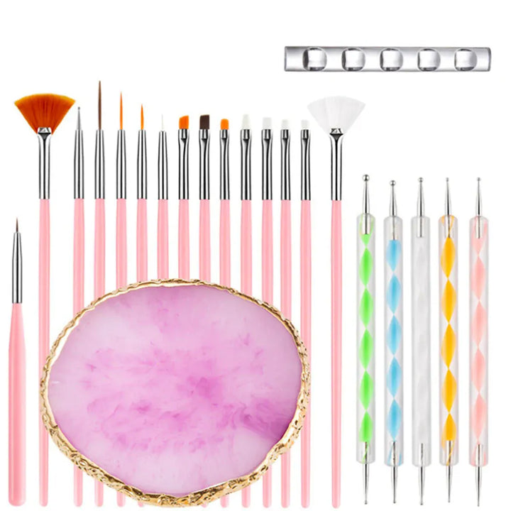KissIcon Nail Art Tools 22 Piece Set -