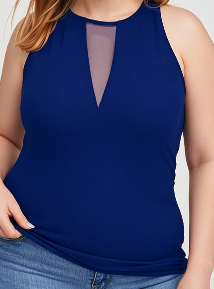 Plus Size Women's High Elastic Breathable Sleeveless Vest