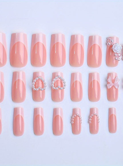 KissICON ABS Kiss Icon 24pcs Acrylic Nails - French Tip