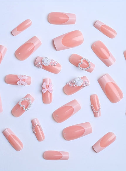 KissICON ABS Kiss Icon 24pcs Acrylic Nails - French Tip