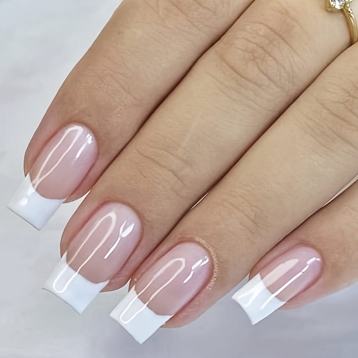 KissIcon 24pcs Square Press On Nails - Glossy
