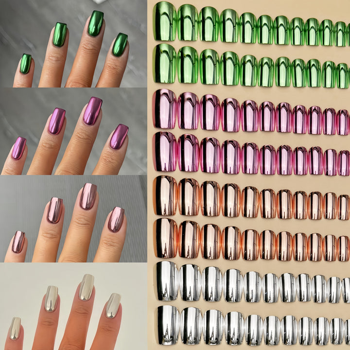 KissIcon 96pc Press On Nail Kit - Glitter