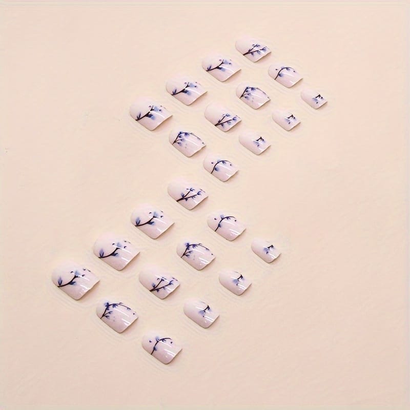 KissICON ABS KissIcon Chinese Gradient Floral Nails - Easy Apply