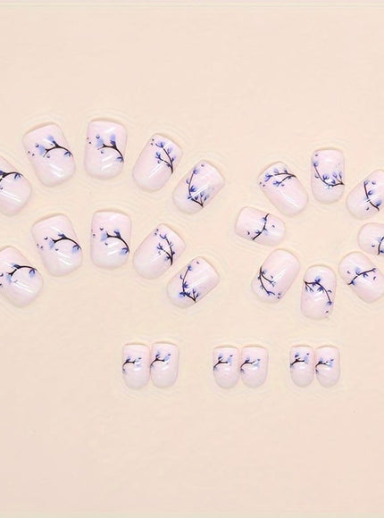 KissICON ABS KissIcon Chinese Gradient Floral Nails - Easy Apply
