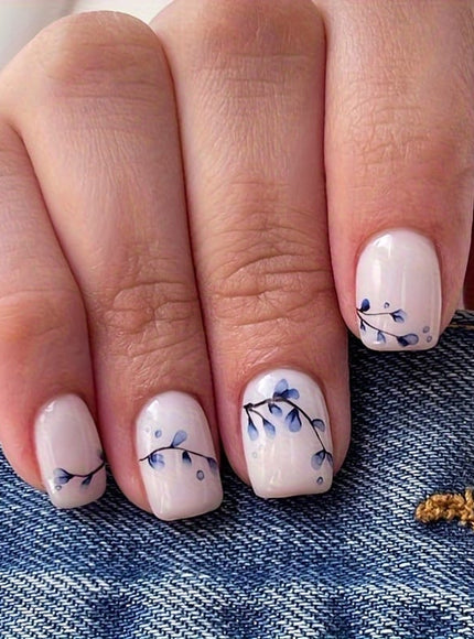 KissICON ABS KissIcon Chinese Gradient Floral Nails - Easy Apply