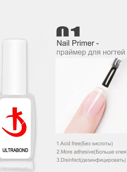 KissICON acid-free primer KODI JYJ Latest Thick Nail Base Coat 7ml