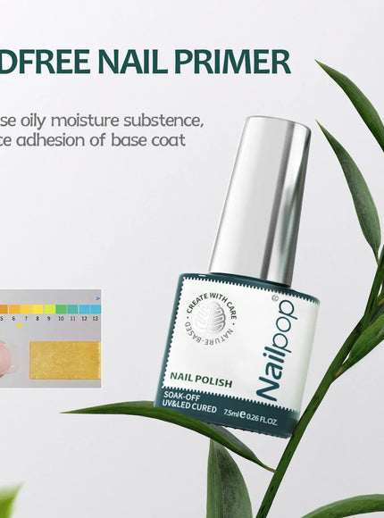 KissICON ACIDFREE NAIL PRIMER Kiss Icon Nailpop Gel Liner Polish 8ml Colors