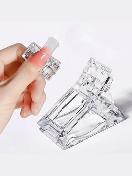 KissICON Acrylic Nail Clip Transparent Gel Quick Building Tool