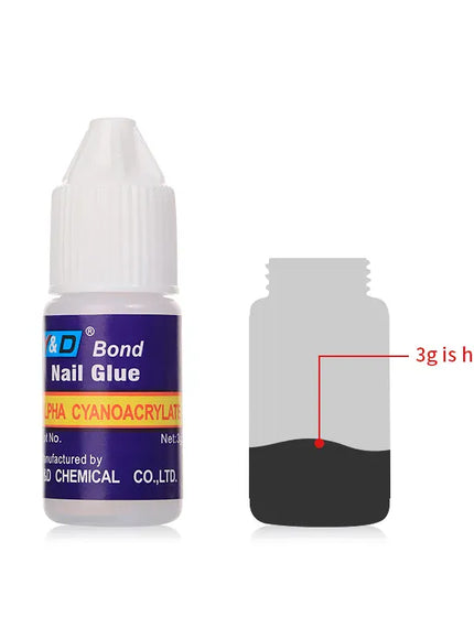 KissICON 💋 Acrylic Nail Tips Glue Fast Dry -