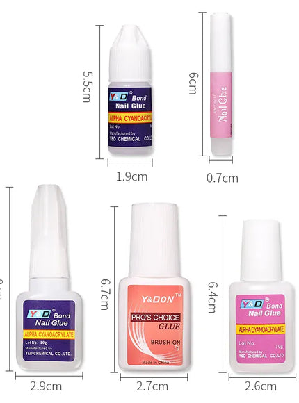 KissICON 💋 Acrylic Nail Tips Glue Fast Dry -