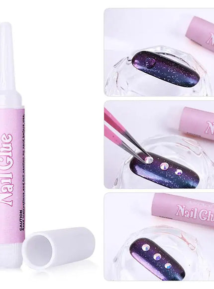 KissICON 💋 Acrylic Nail Tips Glue Fast Dry -