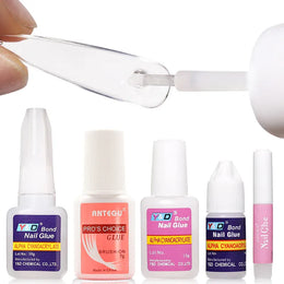 KissICON 💋 Acrylic Nail Tips Glue Fast Dry -