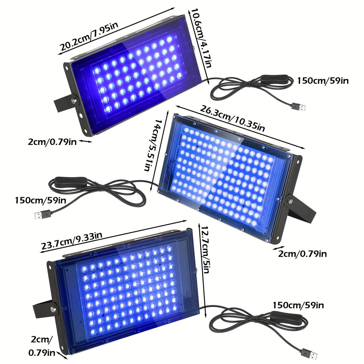 KissICON Adjustable Uv Tanning Lamp Usb Powered
