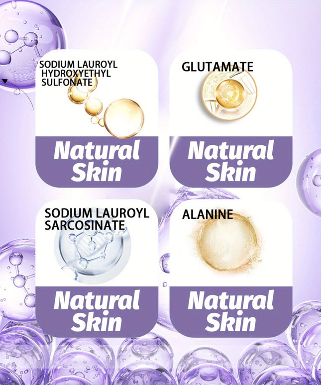 KissICON Advanced Taurine Facial Cleanser Gentle Beige Vitamin Foam Deep Cleanse