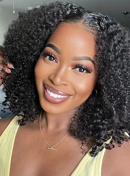 KissICON Afro Kinky Curly Wavy Hair Temp