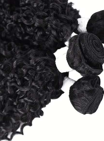 KissICON Afro Kinky Curly Wavy Hair Temp