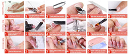 KissICON All-In-One Poly Gel Kit KissIcon YEVYO 6-Color Poly Gel Nail Kit -