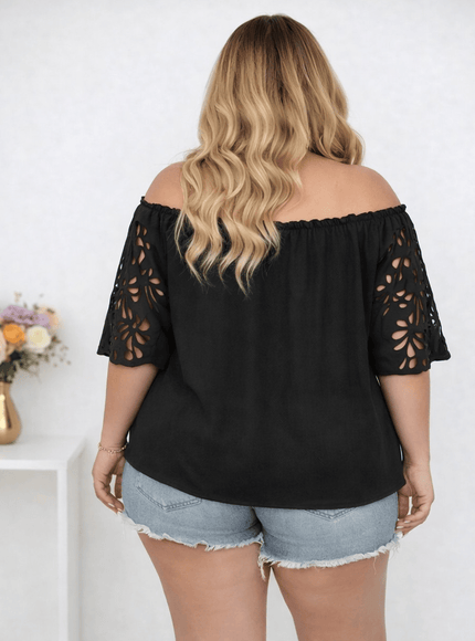 KissICON Blouse All-Season Fitted Print Blouse – Effortless Everyday Style
