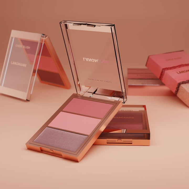 Allbeige 3in1 Cream Powder Highlighter Trio