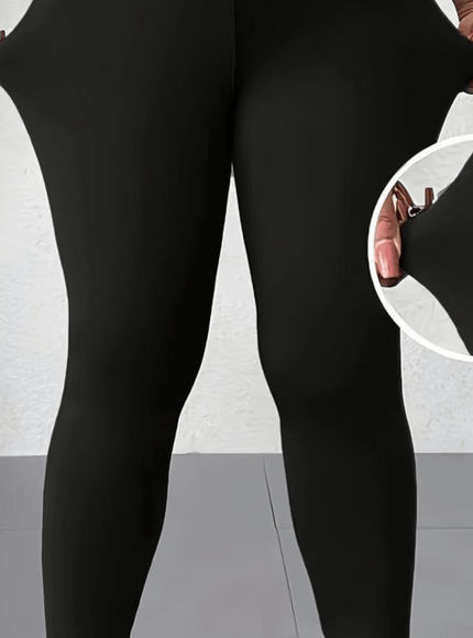 jkthpu-45 AllSeason Womens Plus Size High Waist Stretch Leggings