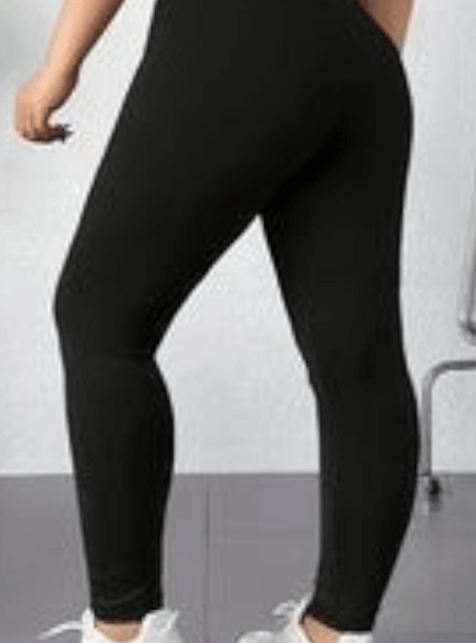 jkthpu-45 AllSeason Womens Plus Size High Waist Stretch Leggings