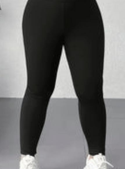 jkthpu-45 AllSeason Womens Plus Size High Waist Stretch Leggings