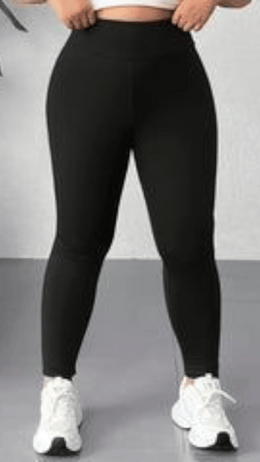jkthpu-45 AllSeason Womens Plus Size High Waist Stretch Leggings