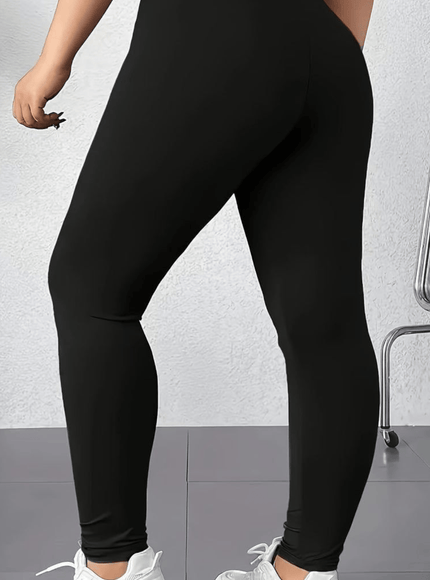 jkthpu-45 AllSeason Womens Plus Size High Waist Stretch Leggings