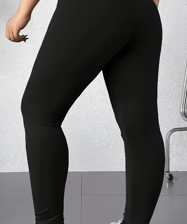 jkthpu-45 AllSeason Womens Plus Size High Waist Stretch Leggings