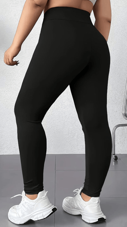 jkthpu-45 AllSeason Womens Plus Size High Waist Stretch Leggings