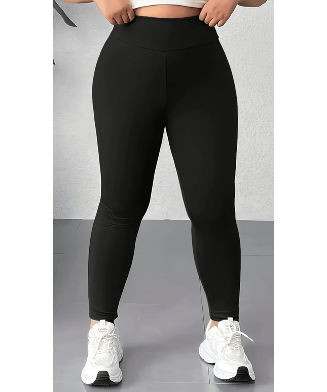 jkthpu-45 AllSeason Womens Plus Size High Waist Stretch Leggings