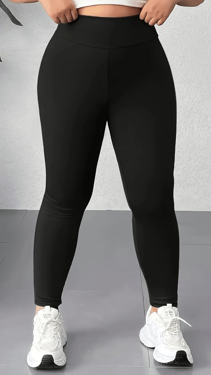 AllSeason Womens Plus Size High Waist Stretch Leggings