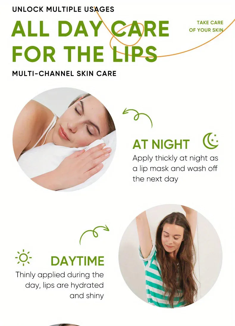 KissICON Aloe Lip Aloe Balm - Nourishing Hydration Prevents Cracking