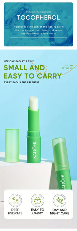 KissICON Aloe Lip Aloe Balm - Nourishing Hydration Prevents Cracking