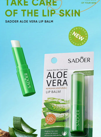 KissICON Aloe Lip Aloe Balm - Nourishing Hydration Prevents Cracking