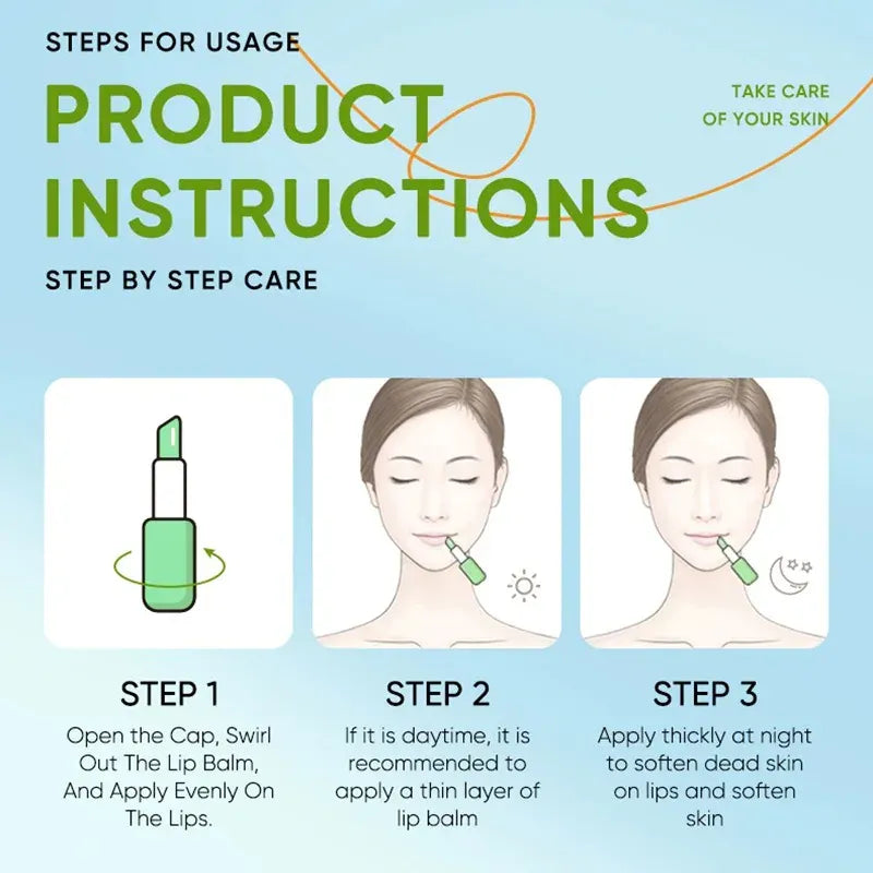 KissICON Aloe Lip Aloe Balm - Nourishing Hydration Prevents Cracking