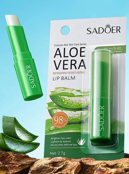 KissICON Aloe Lip Aloe Balm - Nourishing Hydration Prevents Cracking
