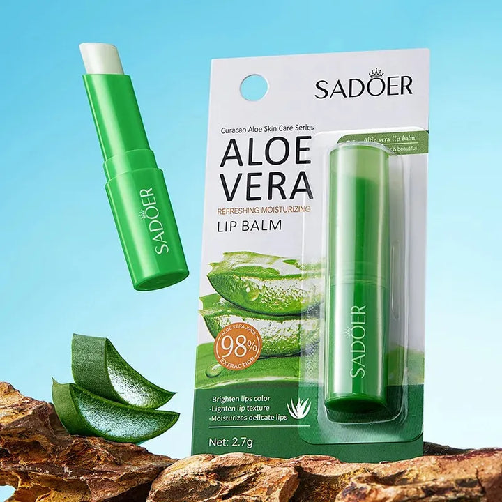 Lip Aloe Balm - Nourishing Hydration Prevents Cracking