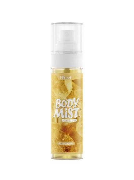 KissICON Amber Body Mist Hydrating Glow Mist Strawberry Amber Mango