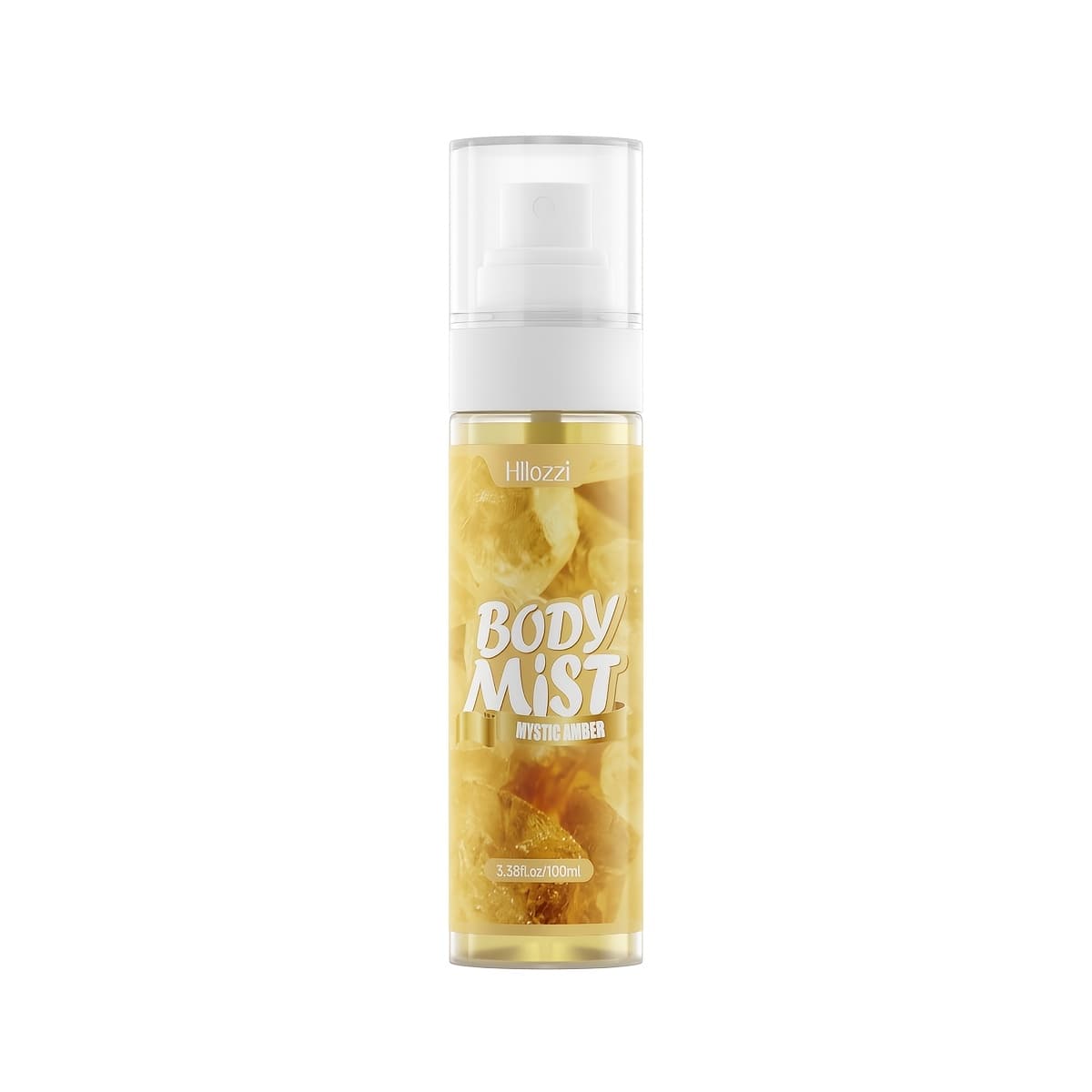 KissICON Amber Body Mist Hydrating Glow Mist Strawberry Amber Mango
