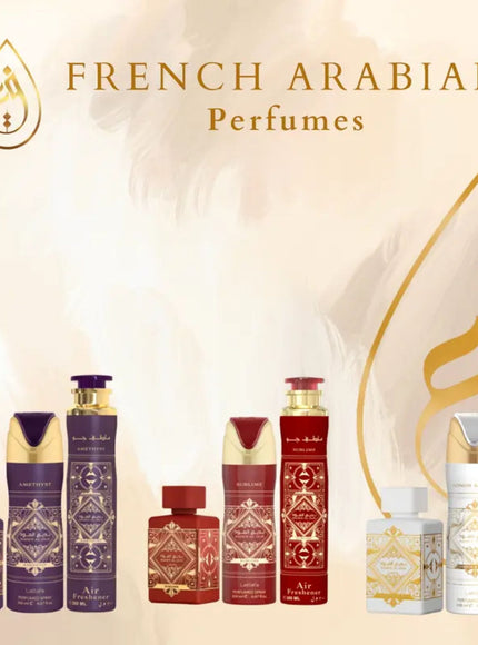 KissICON Amethyst Badee Al Oud 3pcs Gift set Lattafa Badee Al Oud Arabian Gift Set – Collection