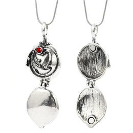 KissICON Antique Silver / 45cm Movie The Vampire Diaries Necklace Elena Gilbert Fashion Vervain Verbena Pendant Jewelry Men Women Christmas Party Gifts