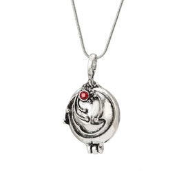 KissICON Antique Silver / 45cm Movie The Vampire Diaries Necklace Elena Gilbert Fashion Vervain Verbena Pendant Jewelry Men Women Christmas Party Gifts