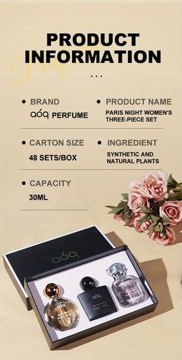 KissICON AOQ PARIS NIGHT / 90ML Paris Night Perfume – Gift Vanilla Floral